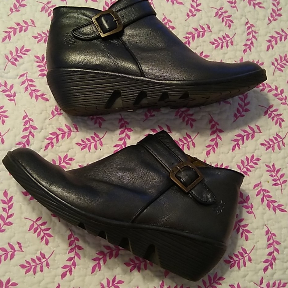 FLY London leather boots, great shape